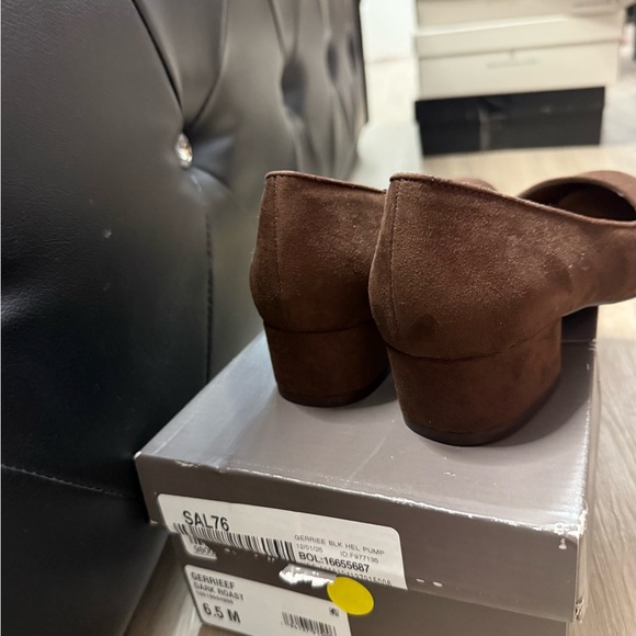 Style & Co. Women's Dark Brown Suede Flats - Picture 3 of 7